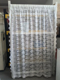Butterfly hole shelf clothes hanger special dustproof curtain clothes hanger back dustproof curtain butterfly hole shelf dustproof curtain lace style