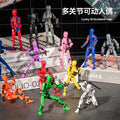 Multi-joint movable doll 3d printed hand board lucky 13 doll full body movable robot decompression toy artifact