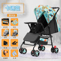 Exclusive dining tray cart - cotton pad, bottom frame, cup holder, mosquito net, rain cover, back carrying rope, mat, wrist rope