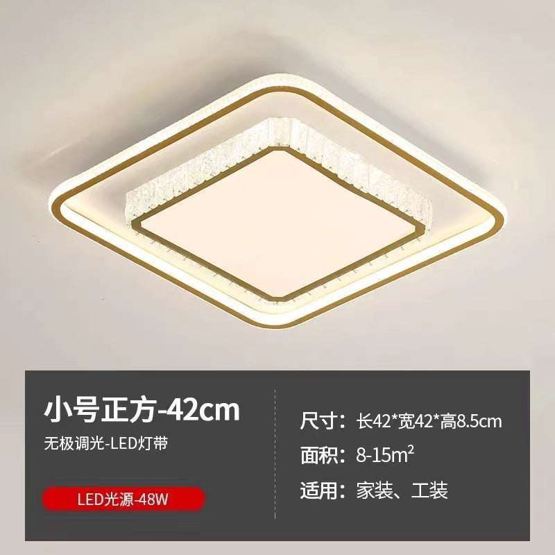 Living room light 2022 lighting combination package whole house light luxury crystal living room headlight simple atmosphere smart light led
