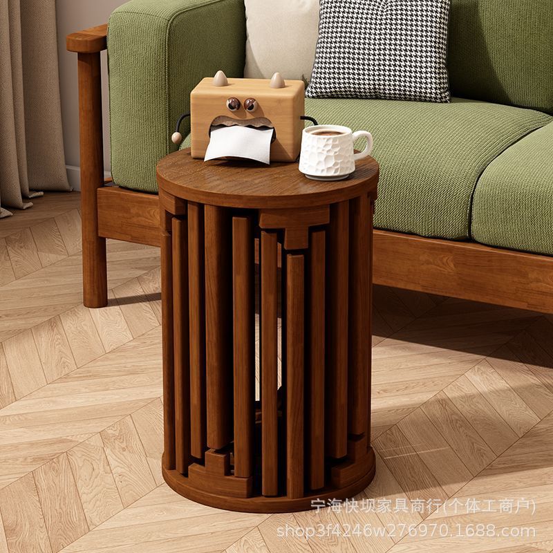 Six-in-one solid wood stool for home stackable bench pulley combination easy to store stacking stool restaurant stacking spare