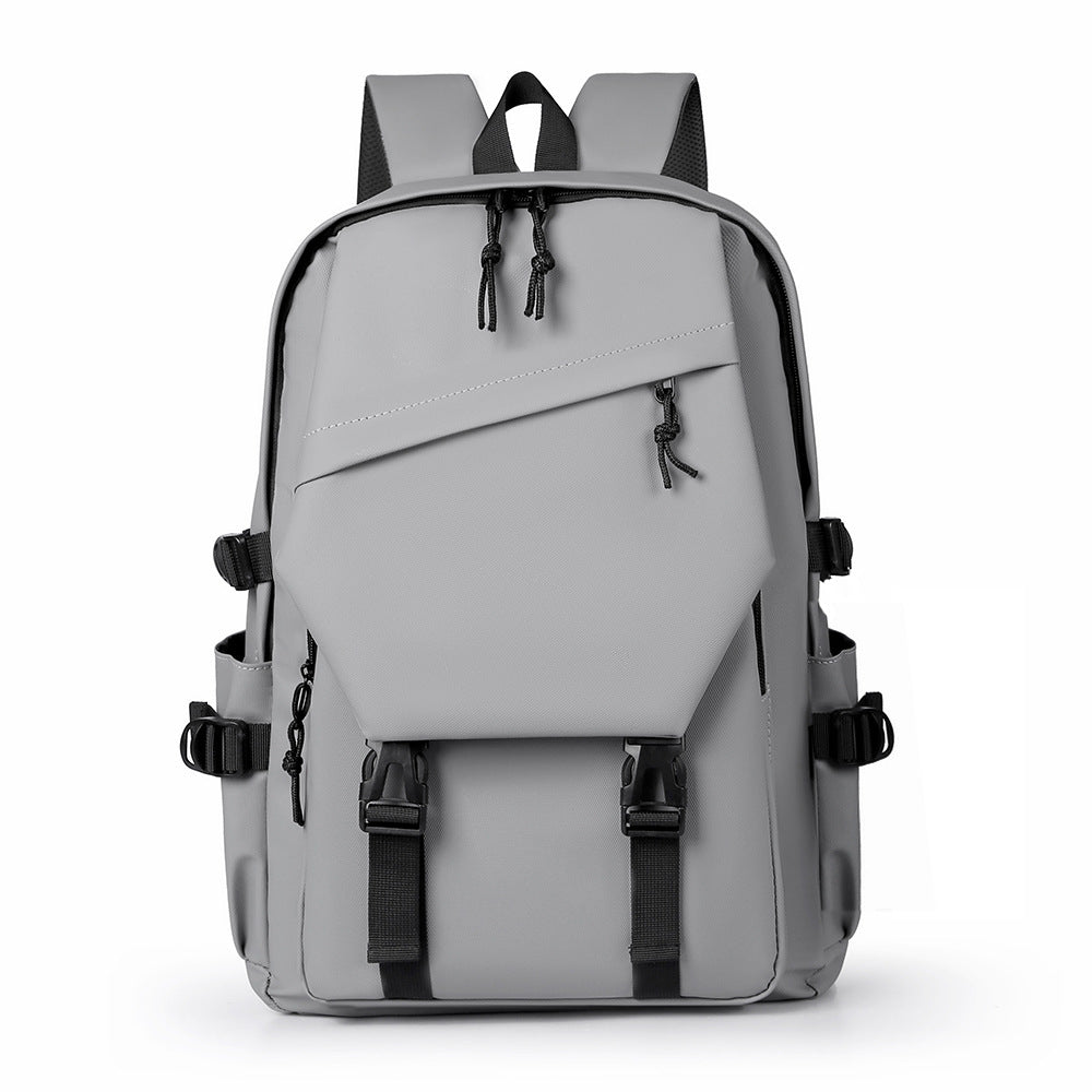 Cross-border new large-capacity laptop bag, multi-functional lightweight travel backpack, trendy simple backpack