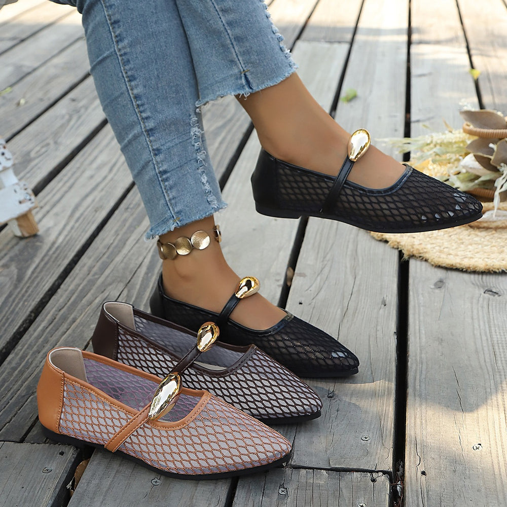 summer new arrival: plus-size women's casual comfortable hollow-out flat soft sole commute sandals - wholesale