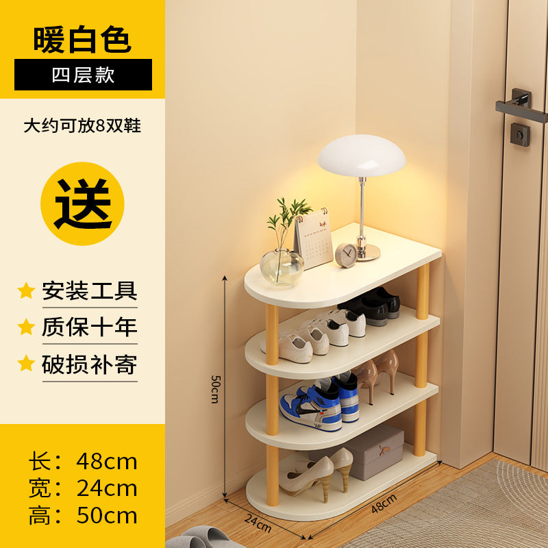Shoe rack, multi-storey dormitory at the entrance of the home, simple small and narrow entrance door, shoe rack storage, space-saving shoe cabinet