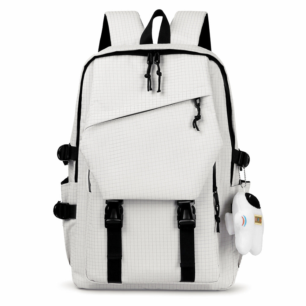 Cross-border fashion simple couple backpack leisure travel backpack large capacity trend junior high school student schoolbag