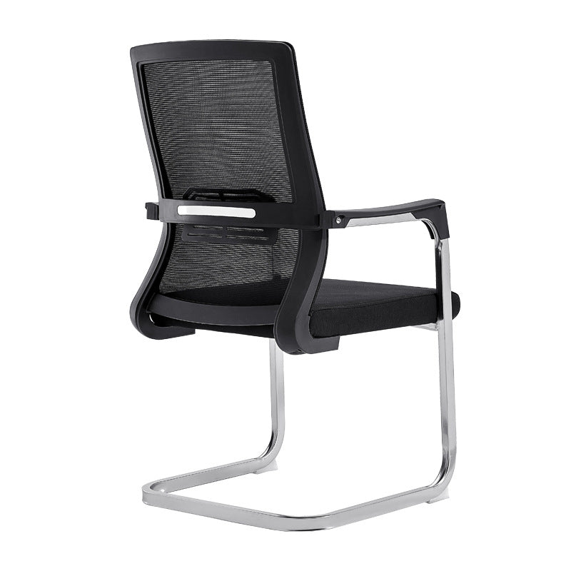 Office casual mesh bow furniture for home computer sitting plaid study backrest office chair training seat