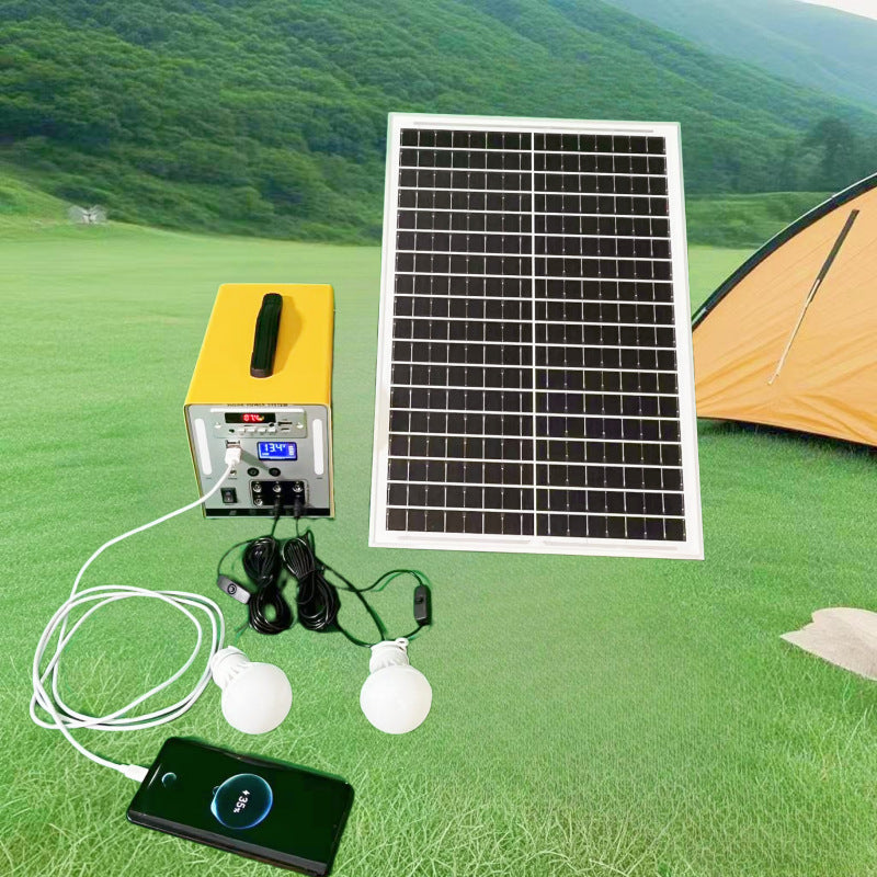 Solar outdoor energy storage power supply Live camping Self-driving tour Large capacity portable outdoor power supply Mobile power supply
