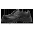 Men's leather dress shoes: spring casual retro chunky platform derby shoes, british style black wide fit trendy shoes