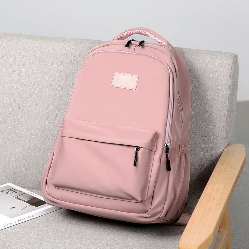 Processing customized new student backpacks, high-capacity Japanese and Korean school bags for junior high school students are trendy and fashionable, and sent on behalf of others.