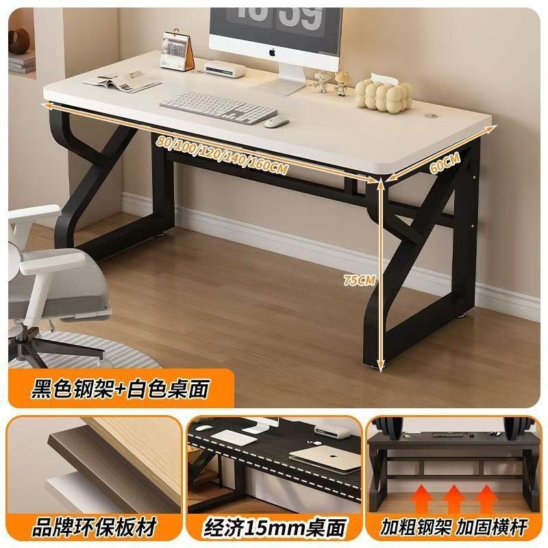 Desk, desktop, home table, gaming desk, bedroom study writing desk, office desk, simple rectangular computer desk
