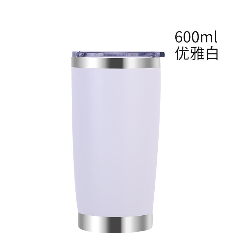 304 stainless steel car cup spray vacuum car ice cup portable double drink cold beer cup wholesale