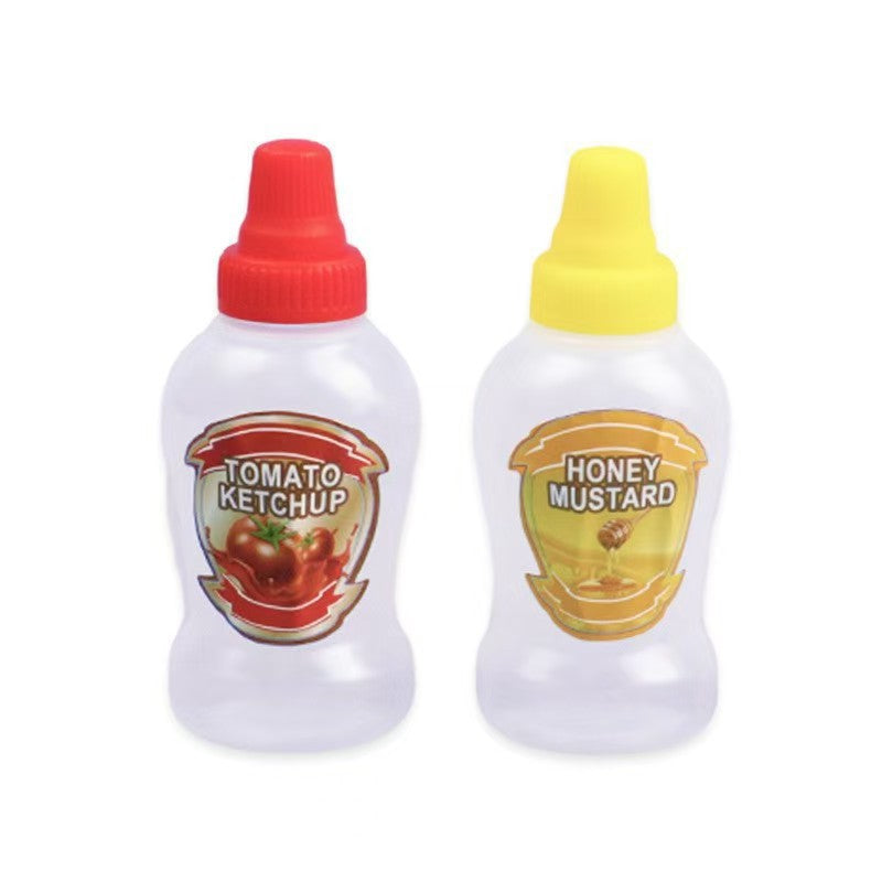 Mini sauce bottle plastic squeeze sauce bottle japanese style squeeze condiment bottle food grade portable soy sauce bottle cross-border