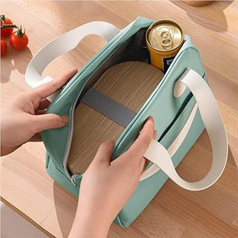 Insulation lunch box bag, enlarged fresh-keeping lunch box bag, bento tote bag, thickened large-capacity insulation bag, and heightened lunch box bag.