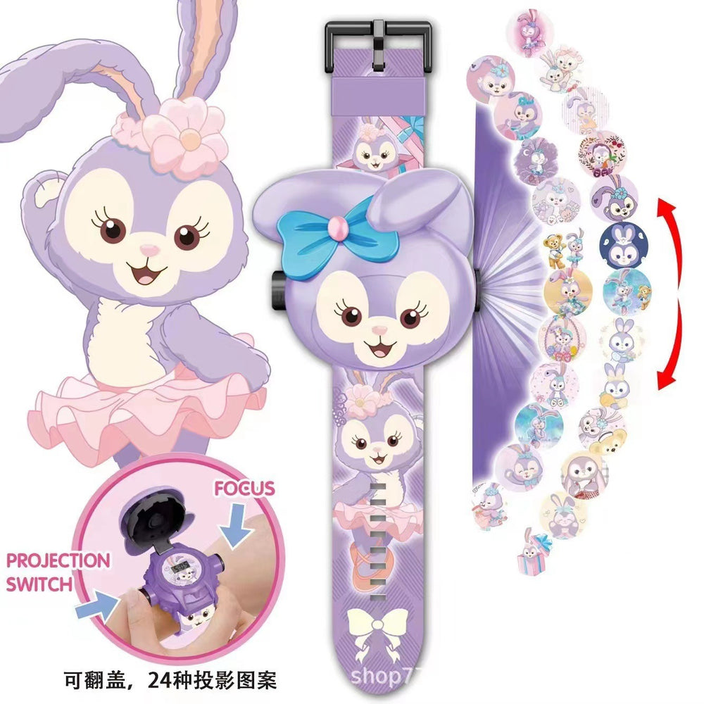 Tiktok viral hello kitty projector watch - kids' cartoon electronic watch - kuromi toy watch for boys and girls