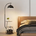 Nordic light luxury cream style living room sofa side table floor lamp bedroom bedside study storage chinoiserie vertical floor lamp