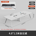 4.8* 1.5m conference table [upgraded thickened steel frame]