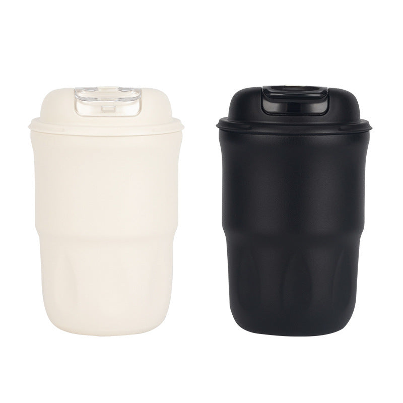 New minimalist coffee mug - stylish and portable 316 stainless steel insulated tumbler - trendy couple's water bottle