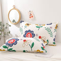 Pair of 100% cotton pillowcases - single size, perfect for home, dorm, or student use - simple print design - wholesale direct from factory