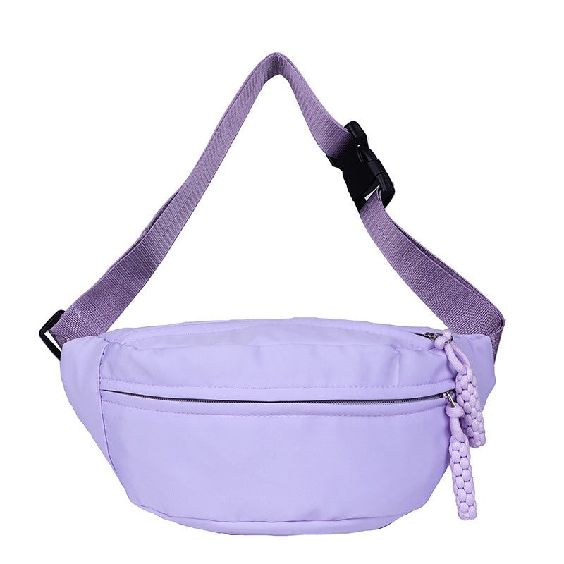 New breast bag women ins cool large capacity messenger bag casual Japanese students shoulder backpack light sports