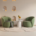 Single sofa chair popular balcony casual single chair beauty salon rest area reception negotiation table and chair combination scandinavian