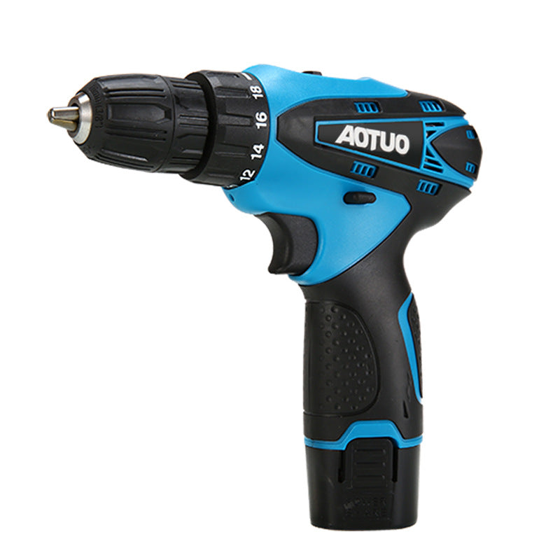 Cross-border charging drill 12V electric screwdriver screwdriver, lithium electric drill power tools, direct charging hand drill package