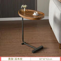 Influencer-approved bedside storage shelf, small round table, simple home sofa side table, coffee table, bedside cabinet, modern minimalist bedroom