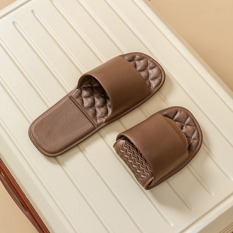 Foldable travel slippers for women, portable anti-slip slippers for travel, swimming, men's business trips, hotel disposable slippers, suitable for bathing