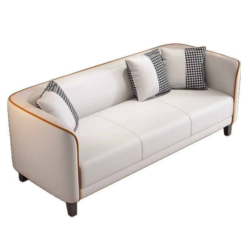 Italian accessible luxury cat claw fabric sofa small apartment living room double rental room bedroom apartment simple modern large sofa