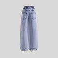 independent station teen girls' jeans - new loose fit straight leg pants - trendy & stylish