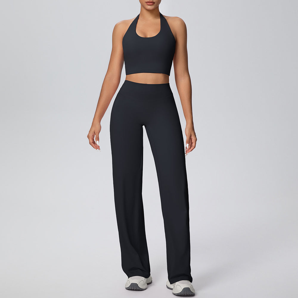 New barely-there seamless bra yoga set: shockproof, high-waisted, butt-lifting, quick-dry activewear for running and fitness