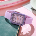 Inspopular square case women's watch wholesale tape digital quartz watch stylishfashion student watch women's watch