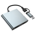 4-in-1 display expansion dock: usb to dual hdmi adapter, 4-in-1 mobile phone & tablet type-c hub