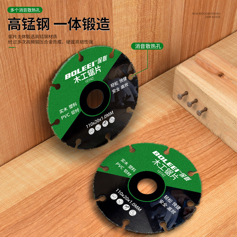 New woodworking saw blade 4inch - alloy cutting disc for pvc, plastic, aluminum, and solid wood - specifically designed for electric saws, angle grinders, and cutting machines