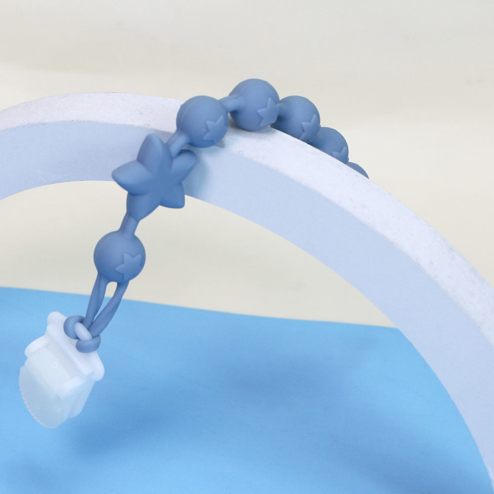 Amazon's best-selling silicone baby teether anti-chain baby pacifier chain kids pacifier anti-drop strap