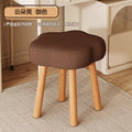 Cream style makeup stool dressing table stool girl bedroom cloud chair solid wood simple manicure special high-end