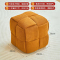 Entrance soft bag shoe changing stool for home door sofa stool bench popular fitting room stool makeup stool