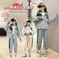 Girls' spring/autumn sweatshirt  set - stylish and trendy casual outfit for big girls and kids - autumn fashion