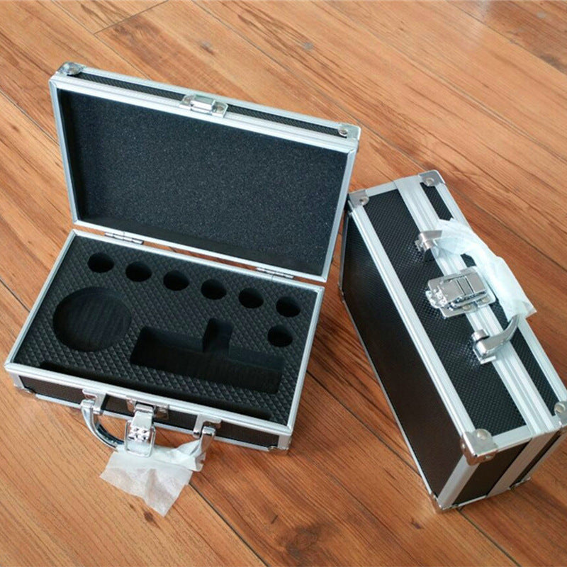 Aluminum box manufacturers sell aluminum alloy tool storage boxes, small instrumentation, portable shockproof aluminum alloy instrument boxes.