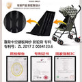Baby stroller lightweight foldable umbrella stroller reclining seat summer travel pram for infants and toddlers