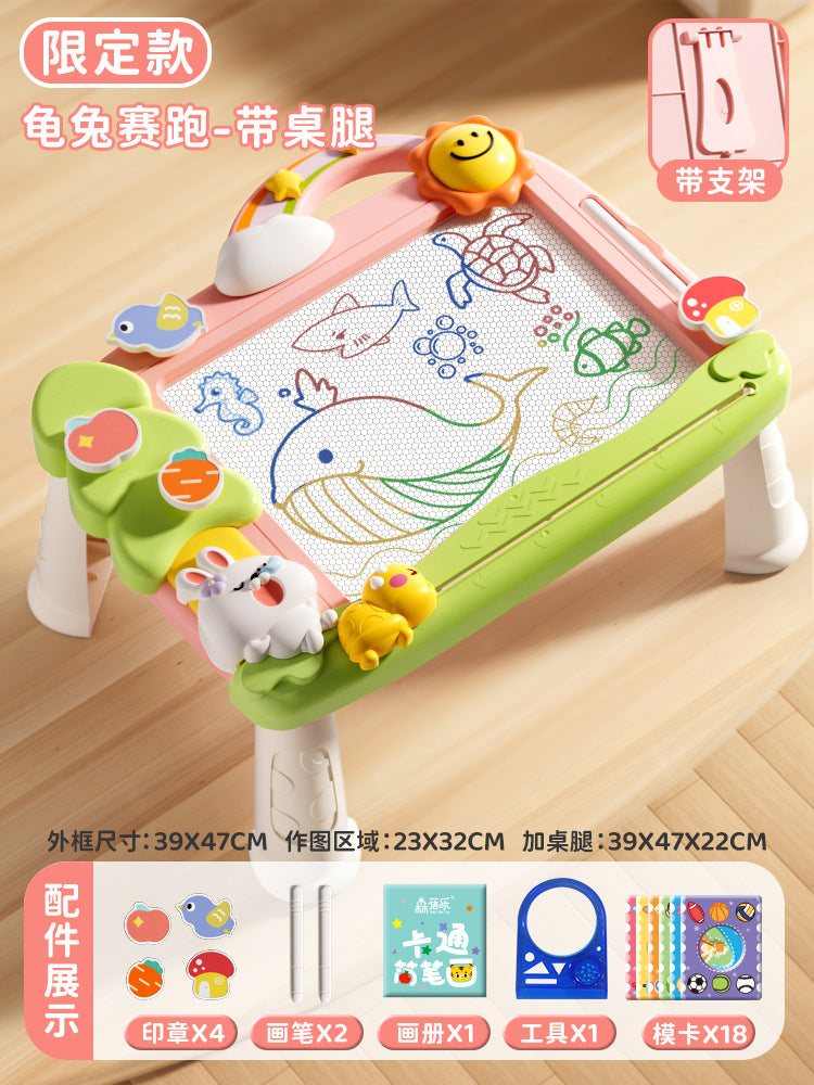 Children's magnetic drawing board - magnetic doodle board toy - baby writing board - magnetic colorful painting easel - birthday gift