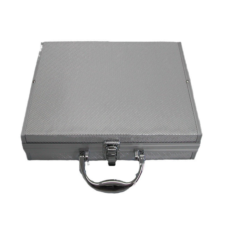 Shockproof aluminum alloy instrument box, portable toolbox, instrument display box, multi-functional storage box, equipment box