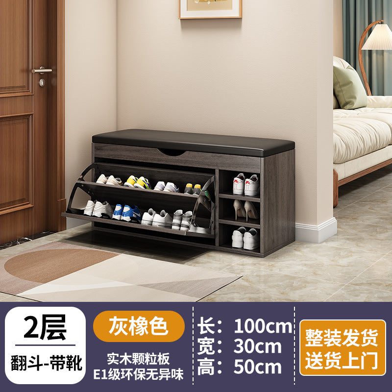 new arrival: bestselling flip-top shoe cabinet - home entryway shoe bench, shoe rack, and stool combo - all-in-one seating & space-saving storage