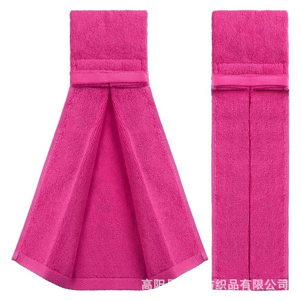 Pure cotton sports towel with velcro straps - ideal for rugby, golf, football teams, promotional embroidery, and event giveaways
