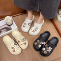 Eva clogs women's summer fun thick sole cute outdoor wear soft sole lightweight beach anti-slip sandals slippers women cartoon