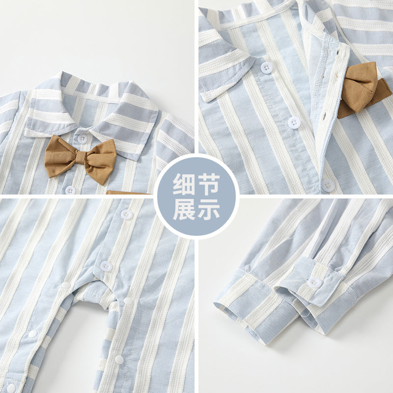 Newborn rompers: autumn new arrivals, korean style, baby boy onesies, 100-day celebration & first birthday outfits, spring & autumn infant clothing