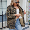 e-commerce: new, versatile, slimming, vintage-inspired, classic, loose-fit denim jacket/outerwear for women, suitable for , , and