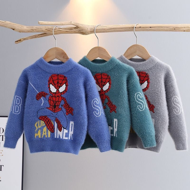 kids' sweater: new autumn/winter knit base layer, boys' sweater, girls' pullover knit top - wholesale supply