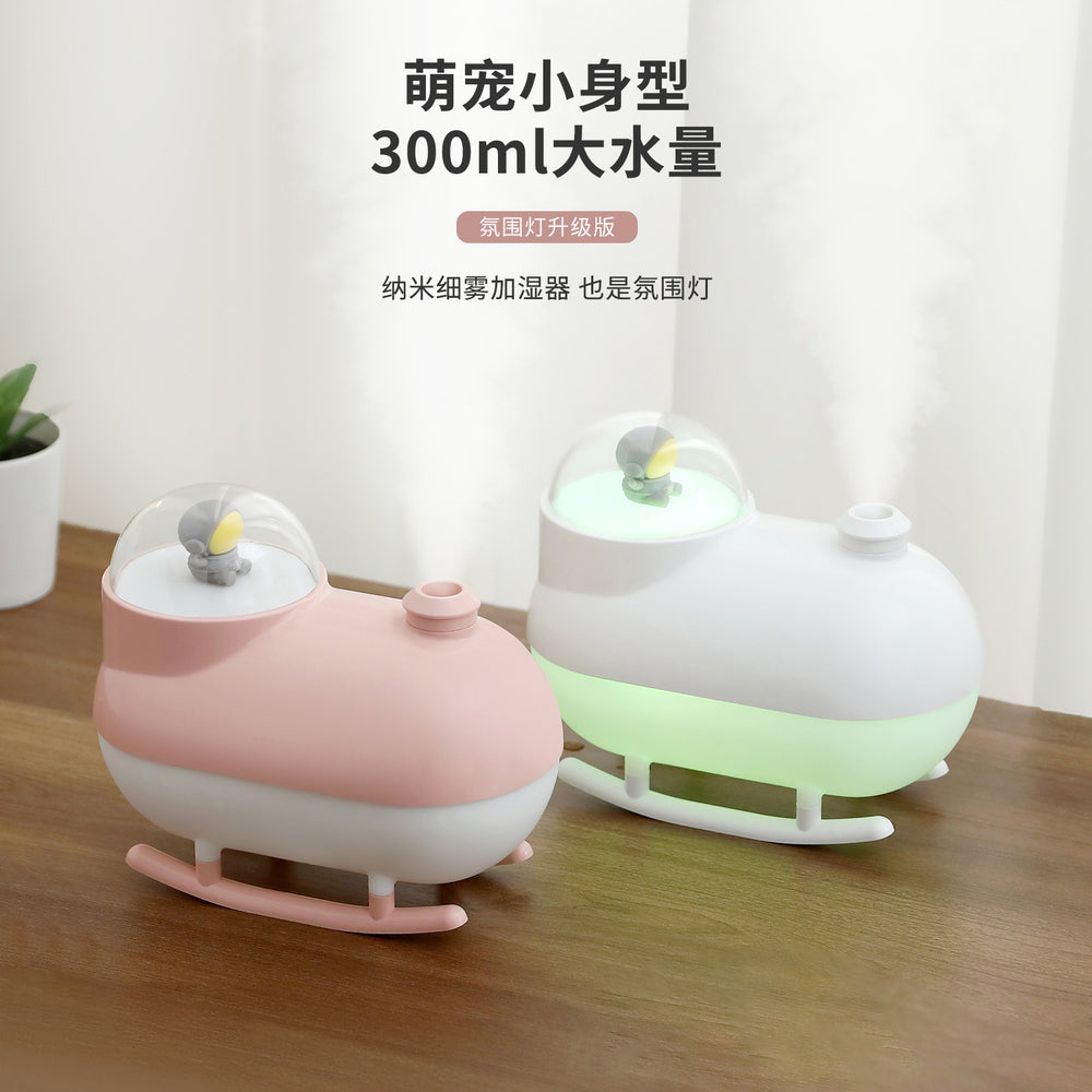 popular astronaut humidifier for home office desktop small cute pet spaceship atomizer factory wholesale