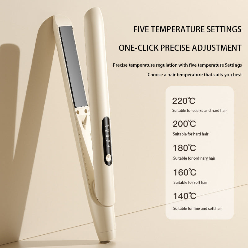 new arrival straightening comb - negative ion, gentle on hair, portable, straight & curl 2-in-1, lazy person's hair straightener - factory direct wholesale