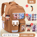 New nezha backpack for boys and girls, grades 1-6: spine protection, lightweight design, and extra-large capacity